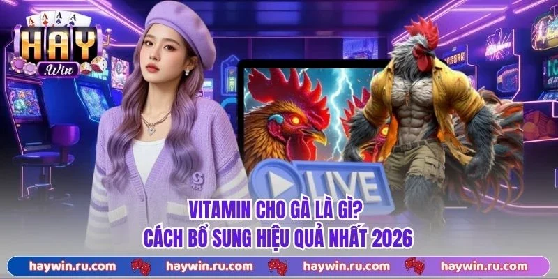 Vitamin cho gà